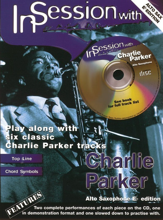 In Session With Charlie Parker Alto Sax Bk/Cd