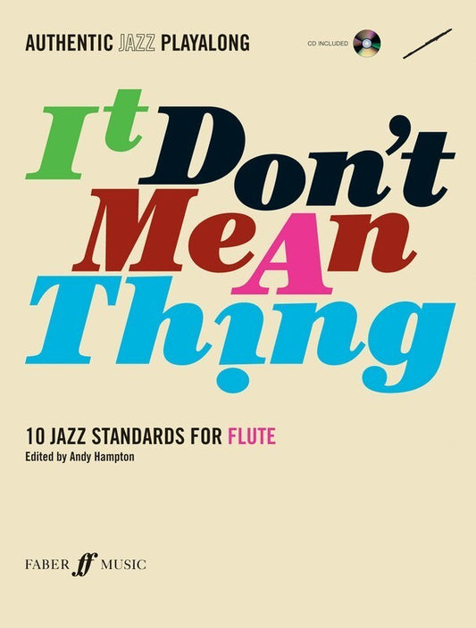 It Dont Mean A Thing For Flute Bk/Cd