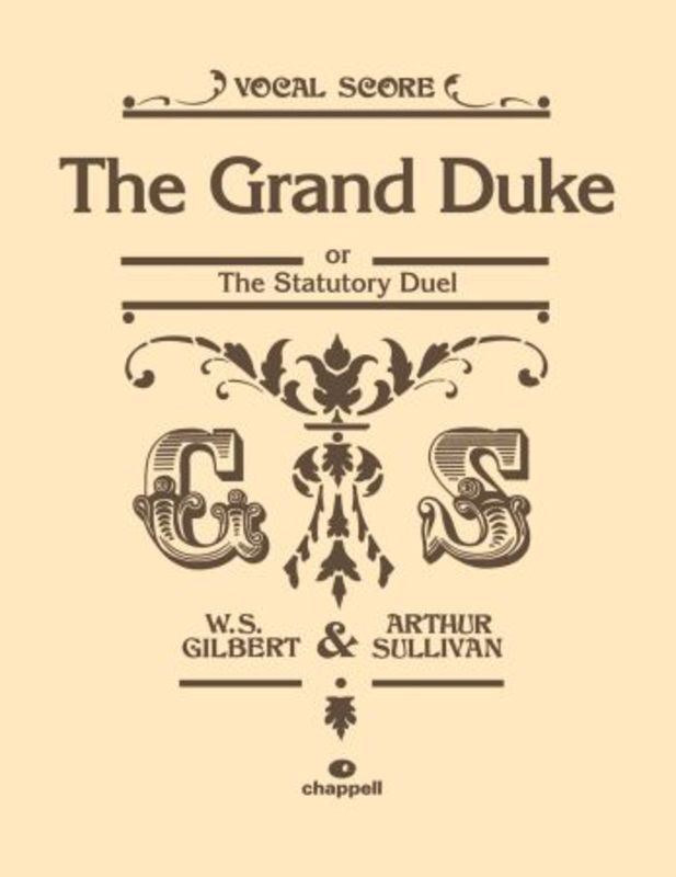 The Grand Duke Vocal Score