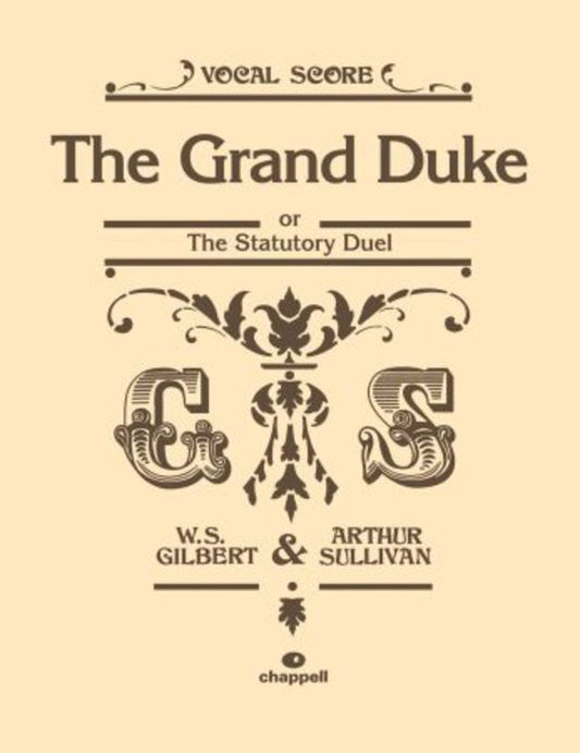 The Grand Duke Vocal Score