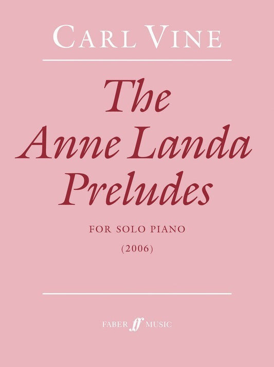 Vine - The Anne Landa Preludes Piano Solo