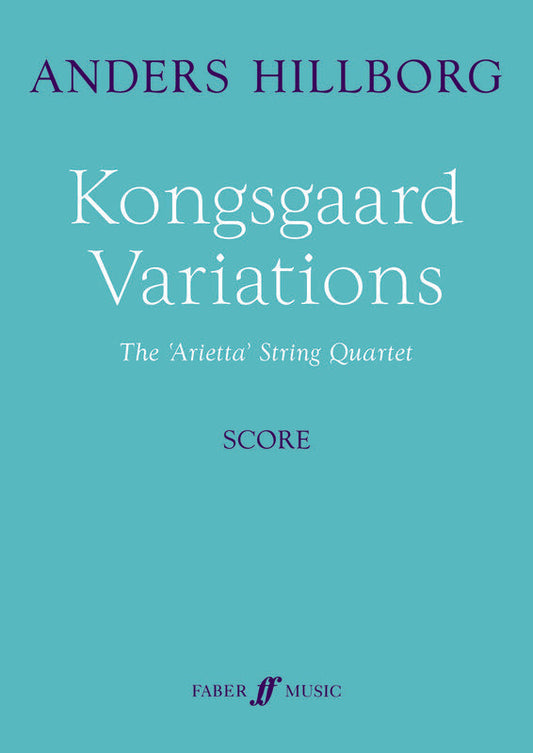 Kongsgaard Variations String Quartet Score