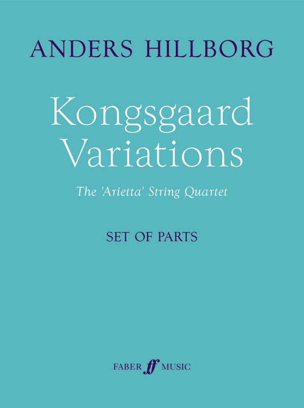 Kongsgaard Variations String Quartet Parts