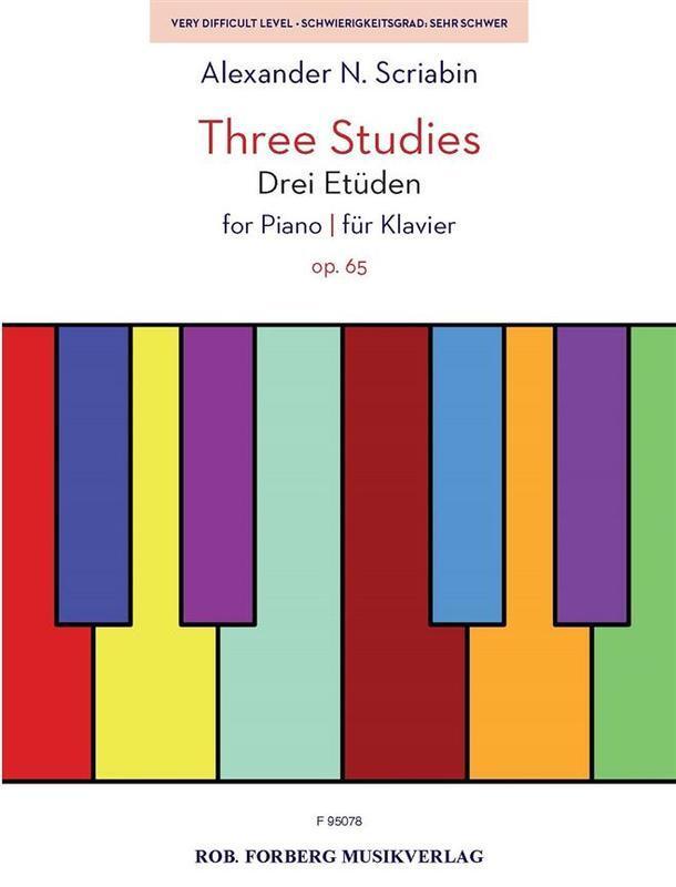 Scriabin - 3 Studies Op 65 For Piano