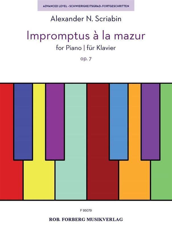 Scriabin - Impromptus A La Mazur Op 7 Piano