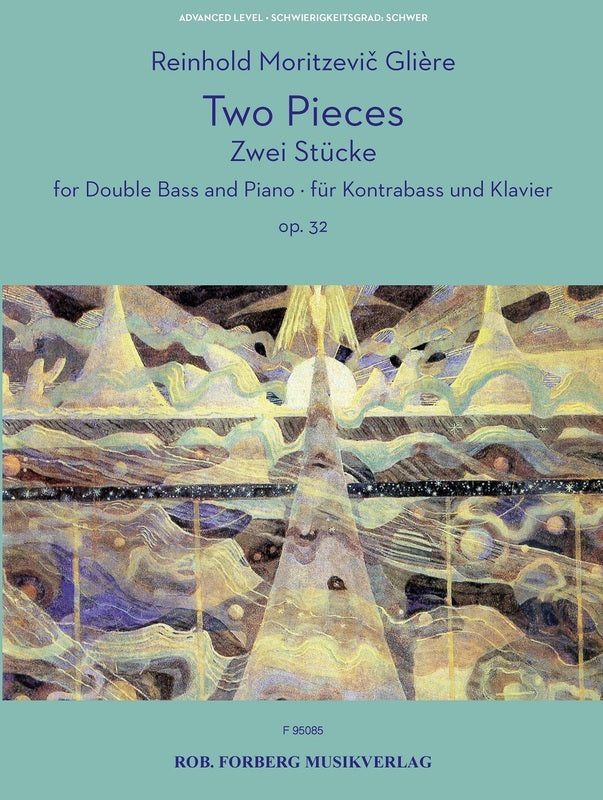 Gliere - 2 Pieces Op 32 Double Bass/Piano