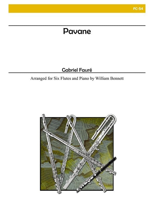 Pavane For 6 Flutes & Piano.