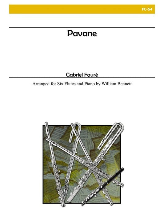 Pavane For 6 Flutes & Piano.