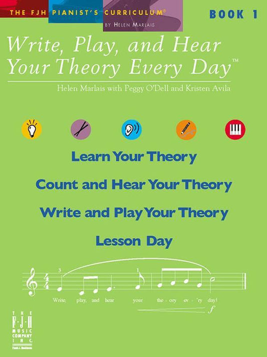 Write Play And Hear Your Theory Book 1 Bk/Cd