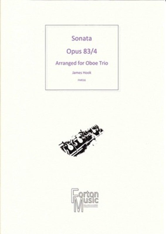 Sonata Op 83/4 Oboe Trio