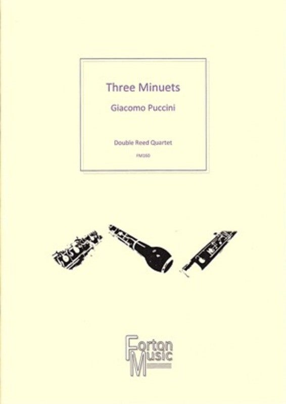 Three Minuets Double Reed Quartet – Music2u.com.au