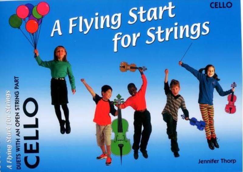 Flying Start Duets With Open Strings - Cello Book – Music2u.com.au