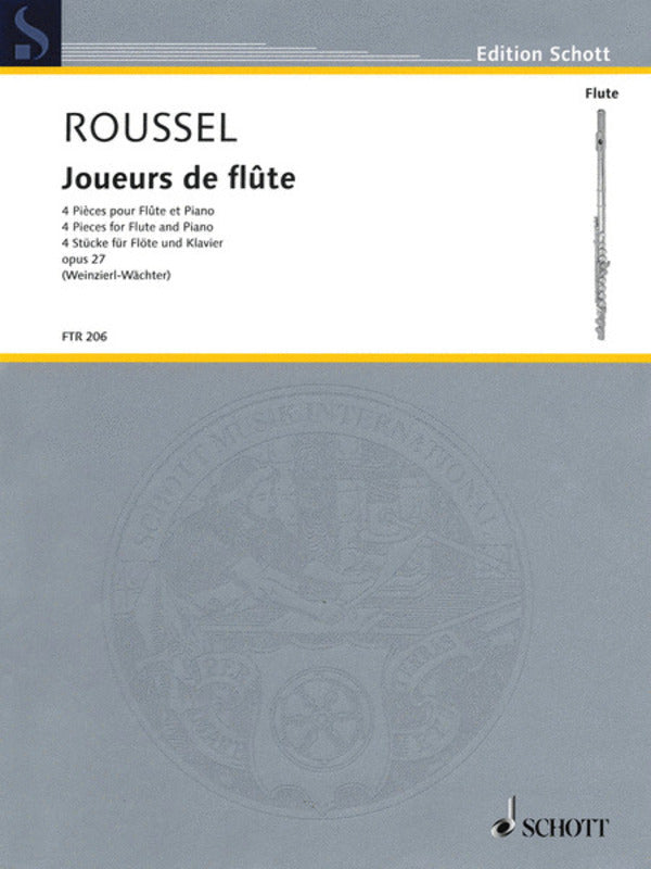 Roussel - Joueurs De Flute Op 27 Compete Flute/Piano