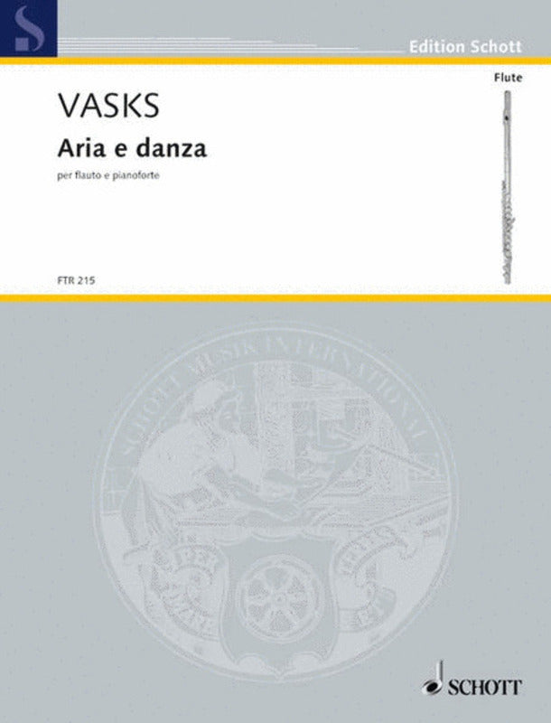 Vasks - Aria E Danza For Flute/Piano