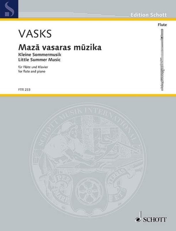 Vasks - Little Summer Music Flute/Piano