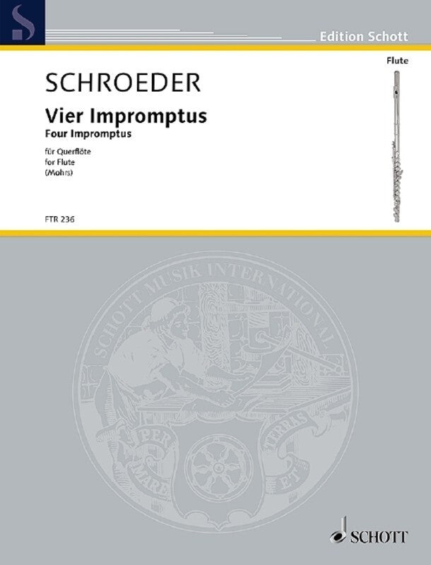 Schroeder - Four Impromptus For Flute