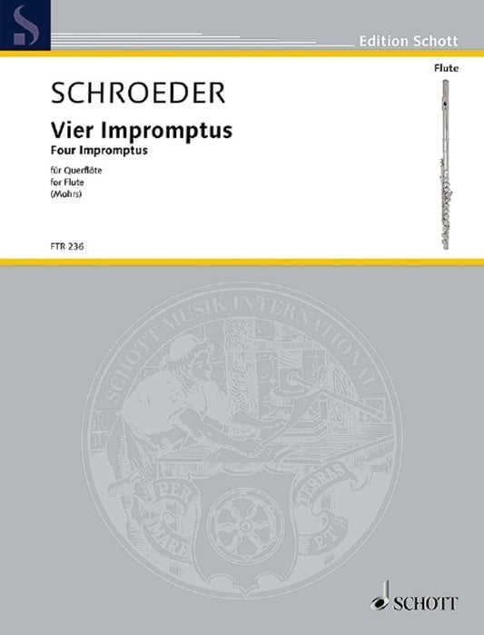 Schroeder - Four Impromptus For Flute