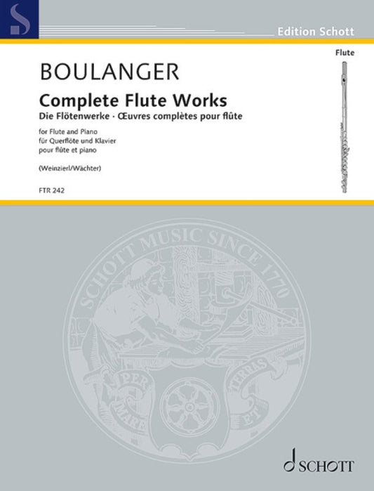 Boulanger - Complete Flute Works For Flute/Piano