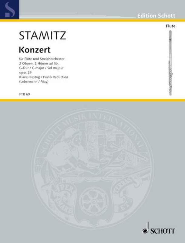 Stamitz - Concerto G Major Op 29 Flute/Piano