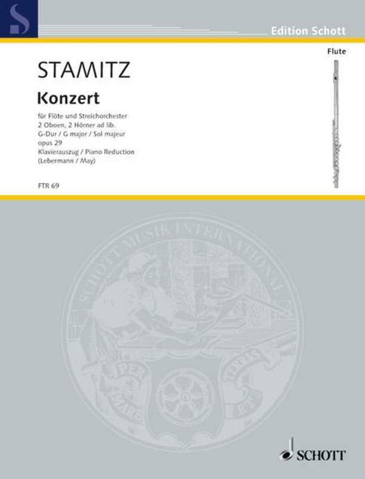 Stamitz - Concerto G Major Op 29 Flute/Piano