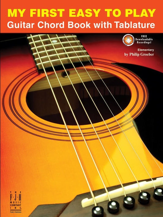 My First Easy To Play Guitar Chord Book Tab Bk/Ola