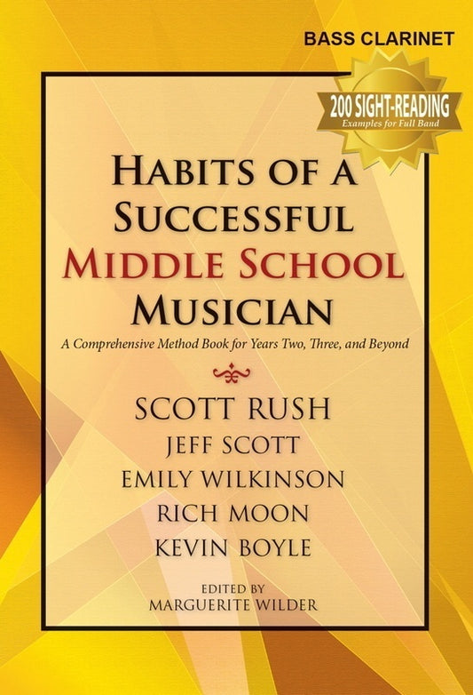 Habits Successful Middle School Bass Clarinet Book