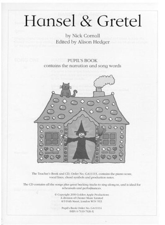 Hansel And Gretel Musical - Pupils Book