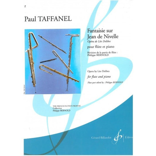 Taffanel - Fantaisie Sur Jean De Neville Flute/Piano
