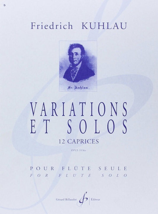 Kuhlau - Variations And Solos Op 10 Flute Solo