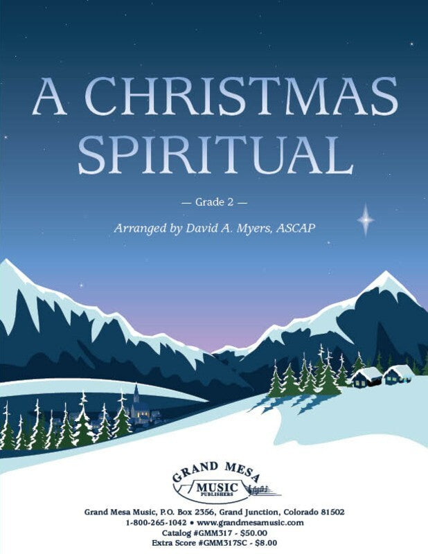 A Christmas Spiritual Concert Band Level 2 Score