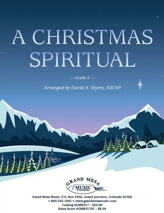 A Christmas Spiritual Concert Band Level 2 Score