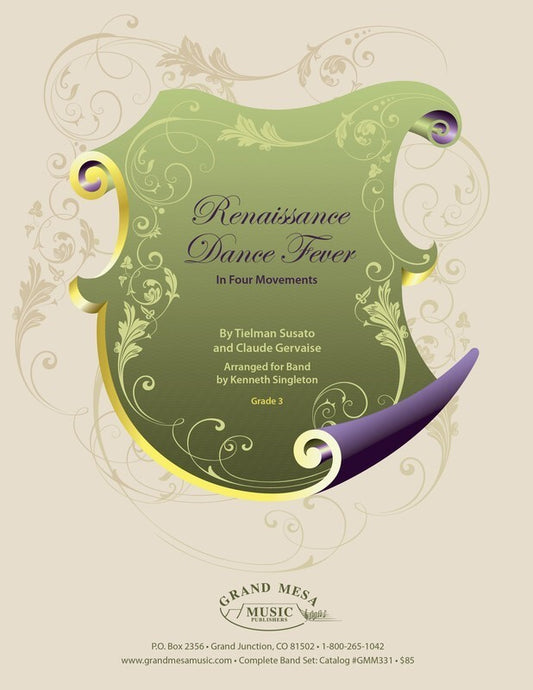 Renaissance Dance Fever (4 Mvts) Cb3 Sc/Pts