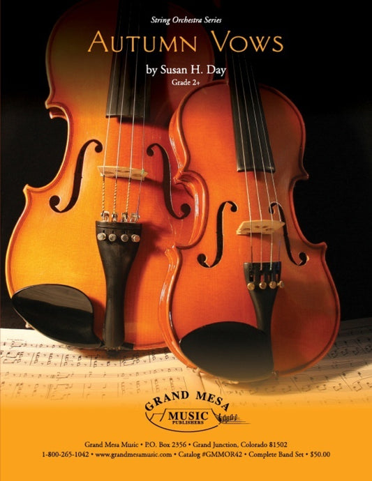 Autumn Vows String Orchestra Level 2.5 Score/Parts