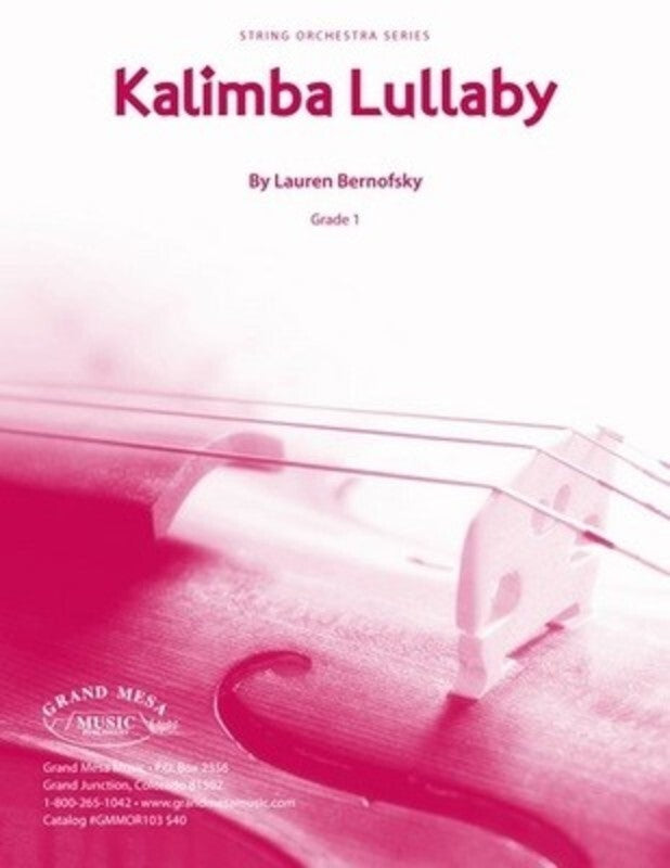 Kalimba Lullaby So1 Score