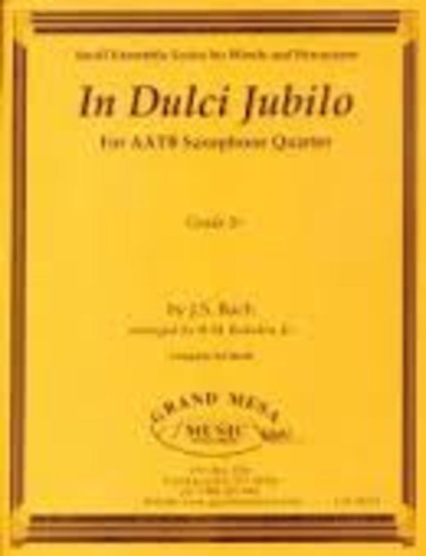 In Dulci Jubilo Saxophone Quartet Aatb Gr 2