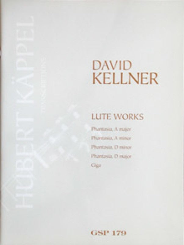 Kellner - Lute Works For Guitar Book