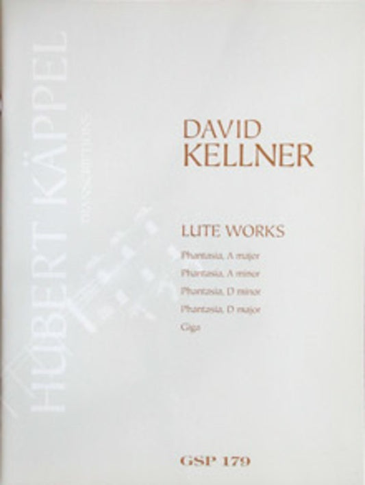 Kellner - Lute Works For Guitar Book