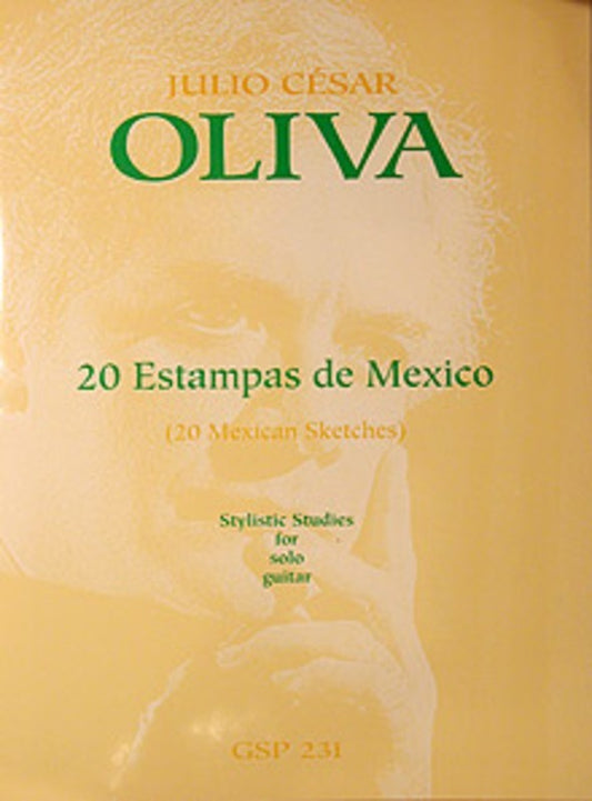 Oliva - 20 Estampas De Mexico For Guitar