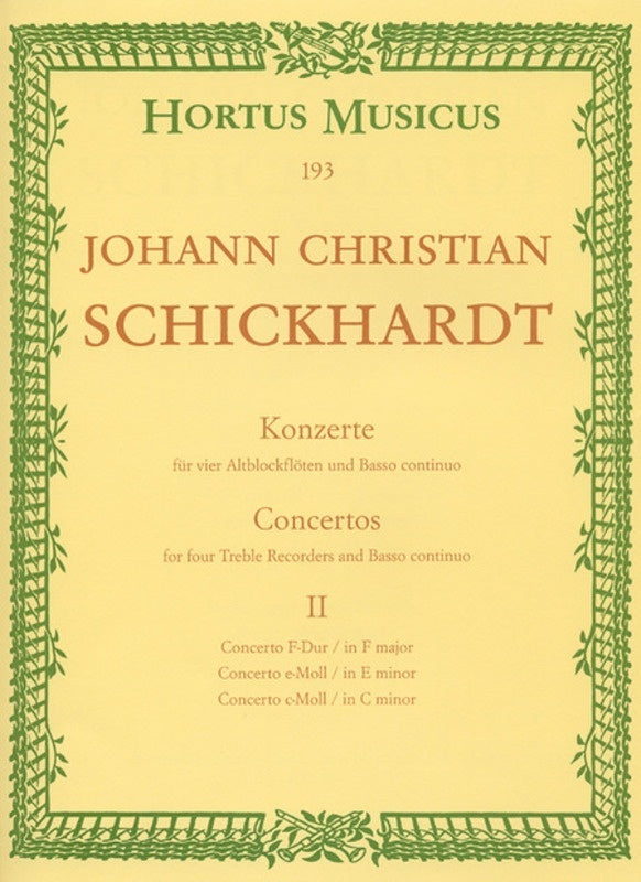 Concertos Bk 2 4 Rec Bc