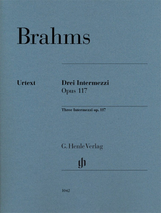 Brahms - 3 Intermezzi Op 117 Piano