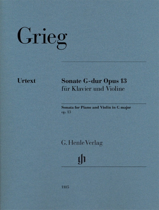 Grieg - Sonata In G Major Op 13 For Violin/Piano