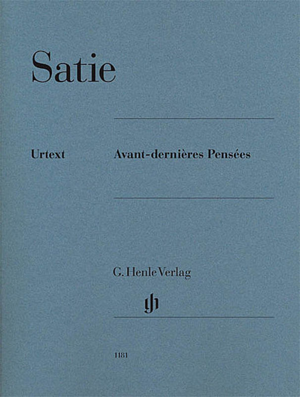 Avant Dernieres Pensees Piano Solos Urtext