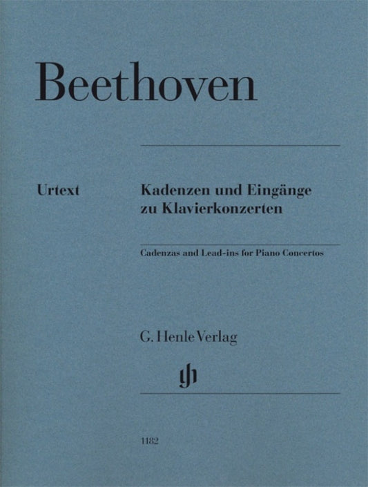 Cadenzas & Lead Ins For Piano Concertos