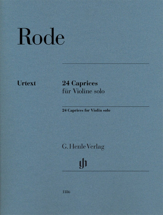 Rode - 24 Caprices For Violin Solo