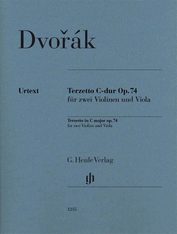Dvorak - Terzetto C Major Op 74 Two Violins/Viola