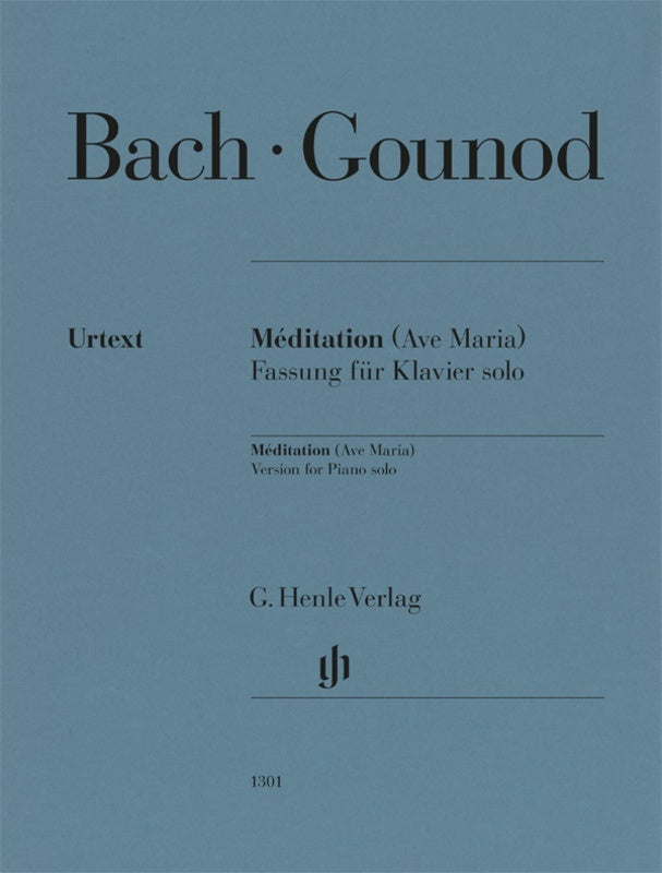Bach/Gounod - Meditation (Ave Maria) Version For Piano Solo