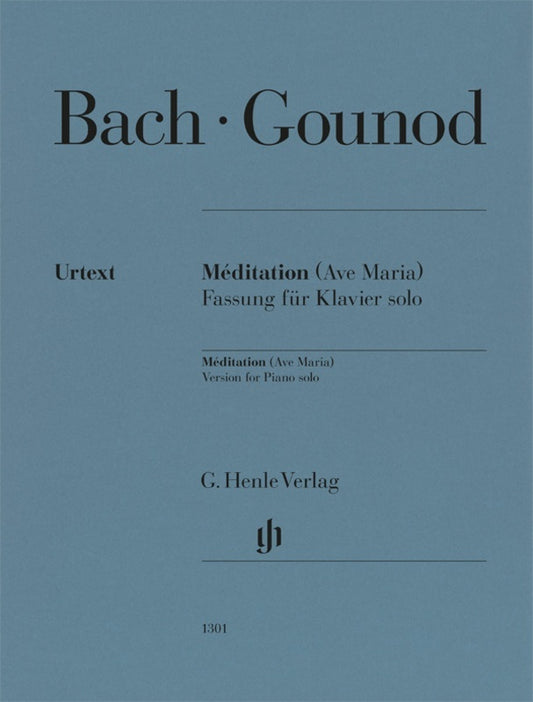 Bach/Gounod - Meditation (Ave Maria) Version For Piano Solo