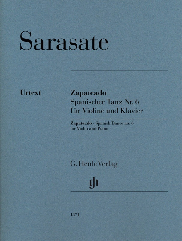 Sarasate - Zapateado Spanish Dance No 6 Violin/Piano