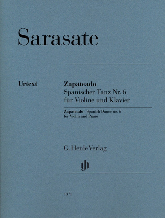 Sarasate - Zapateado Spanish Dance No 6 Violin/Piano