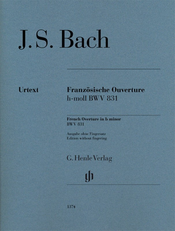 Bach - French Overture B Min Bwv 831 No Fingering